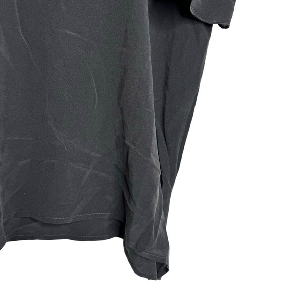 Chaser Faded Black Off The Shoulder Ruffle Detail Faded Black Retro Top Medium M - Picture 9 of 16